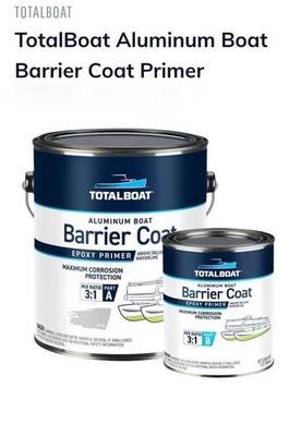 #ad TotalBoat Aluminum Boat Barrier Coat Gallon Gray Epoxy Primer For Hulls Pontoons $129.99