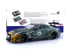SOLIDO 1/18 - NISSAN GT-R R35 LIBERTY WALK ARMY FIGHTER S1805807