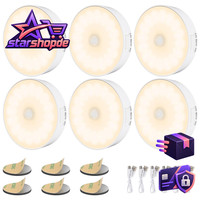 LED Nachtlicht Mit Bewegungsmelder 6Er Pack Wiederaufladbar FüR Flur 6 StüCk