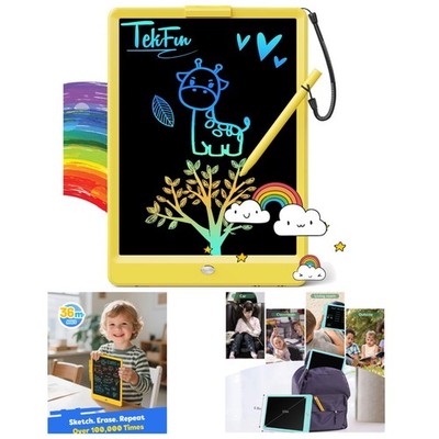 Portable 10'' Magic Doodle Board - Eco-Friendly Mess-Free Coloring for Kids