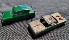 Lesney Matchbox Ford Anglia No 7, Chevrolet Impala No 57 alt vintage zum restau.