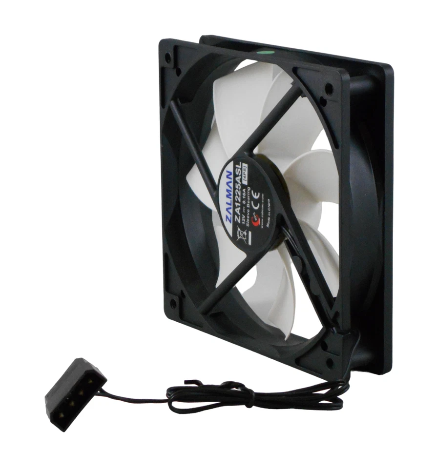 Zalman ZA1225ASL (4PS) 120mm 4-Pin 12V/0.16A Quiet PC Case Fan - Image 4 of 4