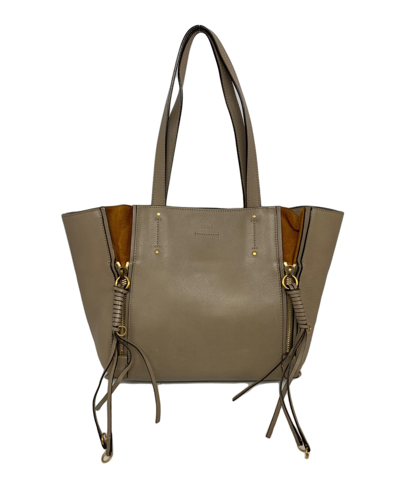 Chloe Japan Import Leather Tote Bag Stylish & Spacious