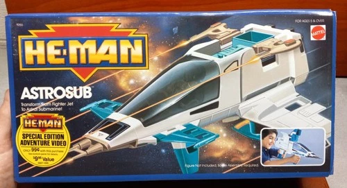 Vintage Mattel 1989 NEW ADVENTURES OF HE-MAN ASTROSUB MOTU New In Box!! Sealed!!