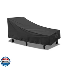 PureFit Outdoor Chaise Lounge Cover, Lounge Chair Covers Waterproof Patio Fur