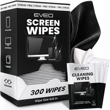 Screen Wipes - Electronic Wipes, Computer Screen Cleaner Wipes for Electronic...