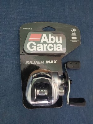 Abu Garcia Silver Max SMAX3 6-Bearing Low Profile Baitcasting Reel (NEW)!!