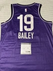 ACE BAILEY SIGNED NIKE JERSEY PSA COA AUTHENTIC AUTOGRAPH UTAH JAZZ AUTO NBA