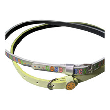 Girl's Belts 2pk Smiley Face and Good Vibes --Excellent Condition - 36 inches
