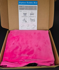 Toddler Airplane Bed, Seat Extender for Kids, Travel Bed blue