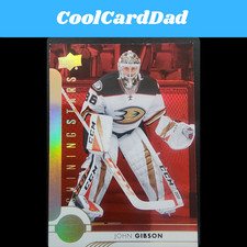 2017-18 Upper Deck Shining Stars - Red Variant Insert John Gibson #SSG-7 Ducks