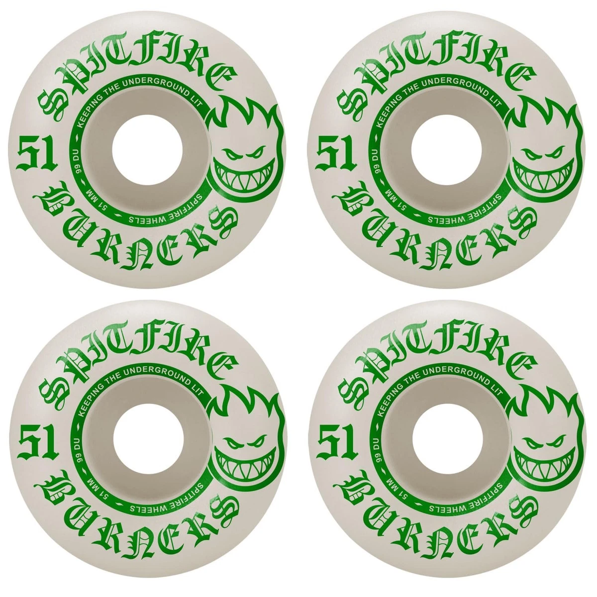 Spitfire Wheels 51 mm Width Skateboard Wheels for sale | eBay