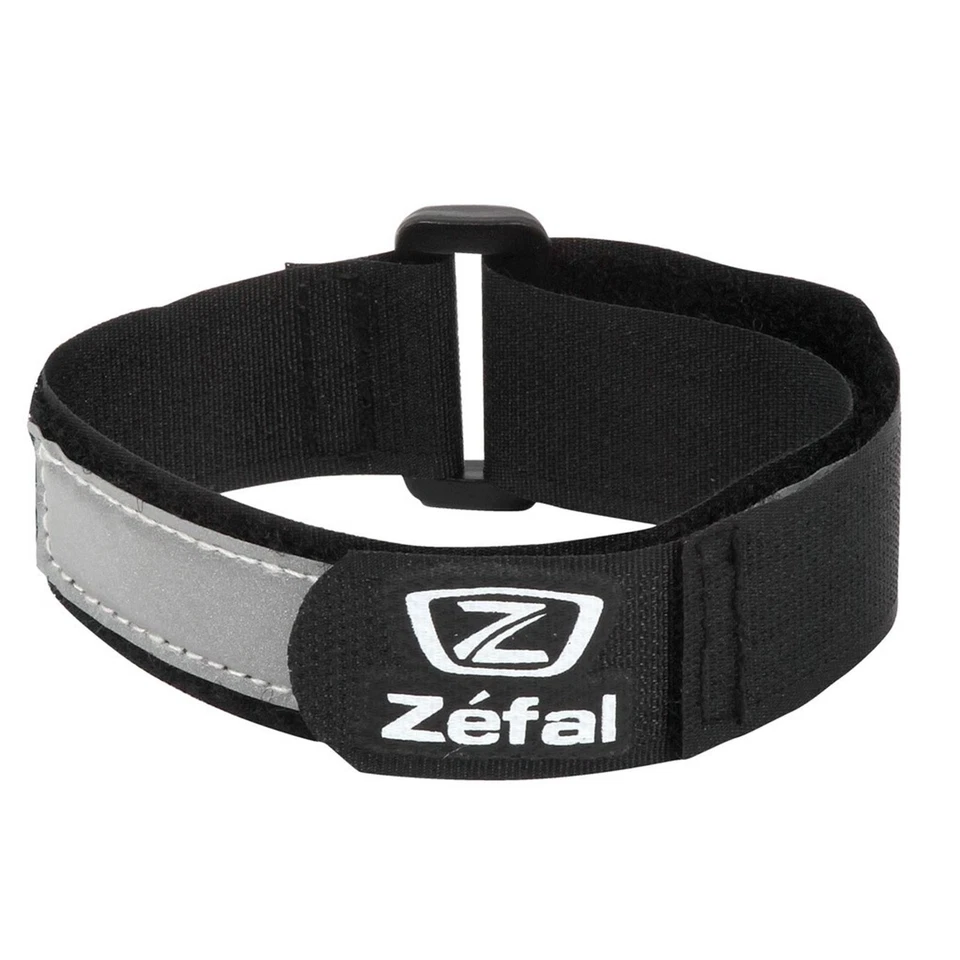 Zefal Hosenband Klammer Beinschutz Doowah Schwarz mit Reflexstreifen Neu 1 Paar