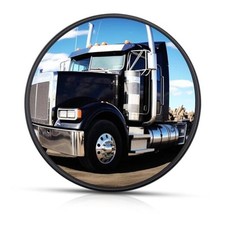0" Tractor Mirrors Convex Truck Forklift Mirror Wide Angle 10 Inches 1