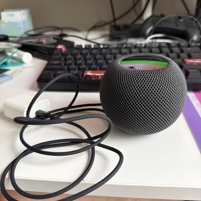 Apple HomePod mini Smart Speaker - Space Gray with power adapter