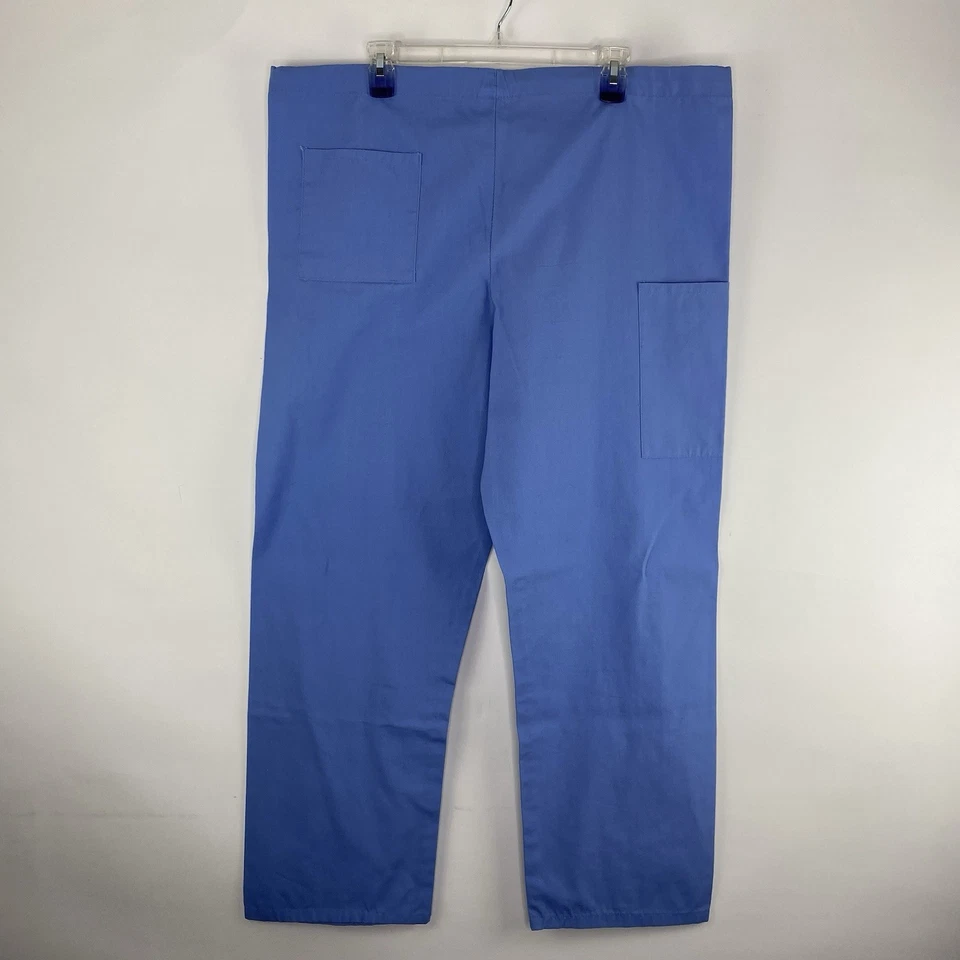 Pantalón Exfoliante Fundamentals By White Swan Unisex Talla M Azul Claro Enfermería Dental Foto 4 de 4