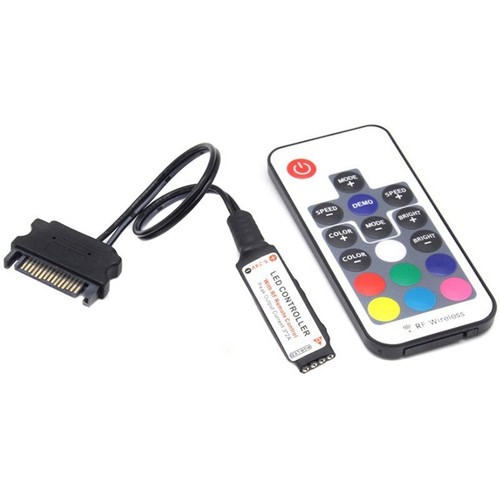 RF17-Tasten Remote DC 12V SATa RGB-Controller für PC ComputergehäUse 5050 8656