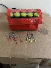 REMINGTON All That 10 Pc Electric Hot Roller Set in Case with Clips Tested