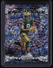 2024 Panini Prizm #5 Josh Jacobs Fireworks No Huddle Prizm