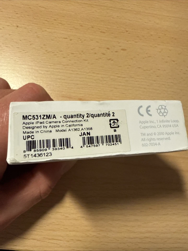 Apple iPad Camera Connection Kit Model A1362 A1358 - Bild 3 von 4