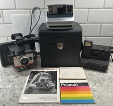 Vintage LOT 3 Polaroid Cameras: Impulse QPS/One 600 Pop Up/Super Shooter Plus