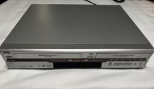JVC DVD VCR Player Combo DR-MV5SU Tested Works Dubbing Recorder No Remote Read 