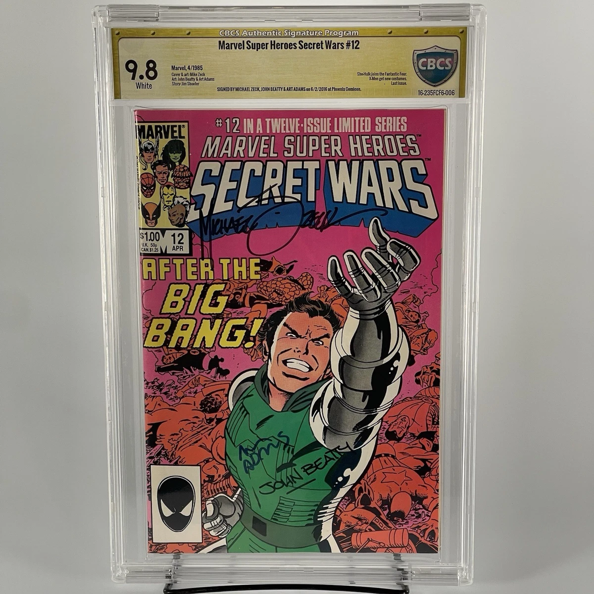 Secret Wars Superheroes US Comics 9.8 Near Mint/Mint Copper Age