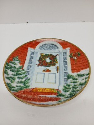 American Lung Association Collector Plate - ''Christmas Wreath'' By DAVID Webster 