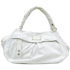 Marc_Jacobs White Leather Plate Tote