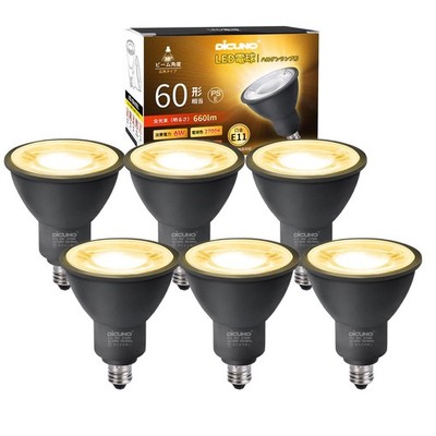 Dicuno E11 Base Led Spotlight Bulb, Warm White, 6W (Equivalent To 60W Incandesc_