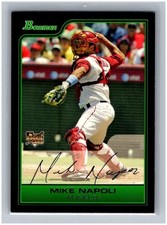 2006 Bowman Draft Picks & Prospects Mike Napoli RC #BDP3 Rookie Card MLB Angels. rookie card picture