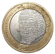 Great Britain 2 Pounds 2012 Coin Charles Dickens 