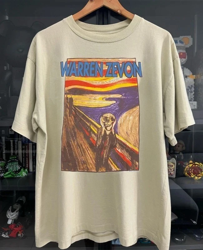 Rare Warren Zevon Sand T-Shirt