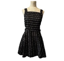 Ecote Urban Outfitters Black Cut-Out Mini Dress - Boho Tribal Print - Size 10