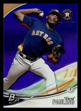 2016  Bowman Platinum #TP-DP David Paulino Purple #d /250! Houston Astros