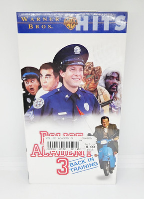 Police Academy 3   Back In Training  Sealed 1999 Warner Bros VHS Video Tape