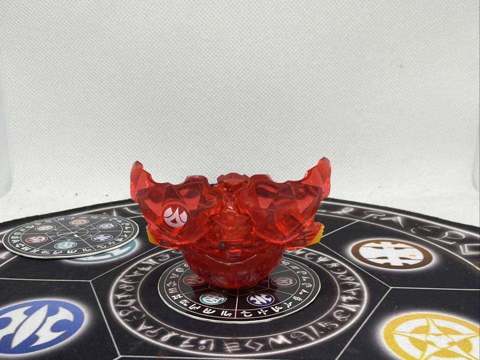 Bakugan Battle Brawlers Pyrus Translucent Rubanoid MG Japan Import Rare - Image 3 of 4