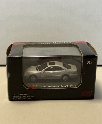 Malibu Model Collection Mercedes Benz S Class 1:87 Diecast Silver 