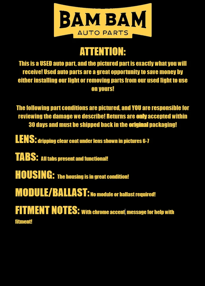 19-24 Acura RDX RH Passenger Side Headlamp Assembly OEM Foto 2 de 4