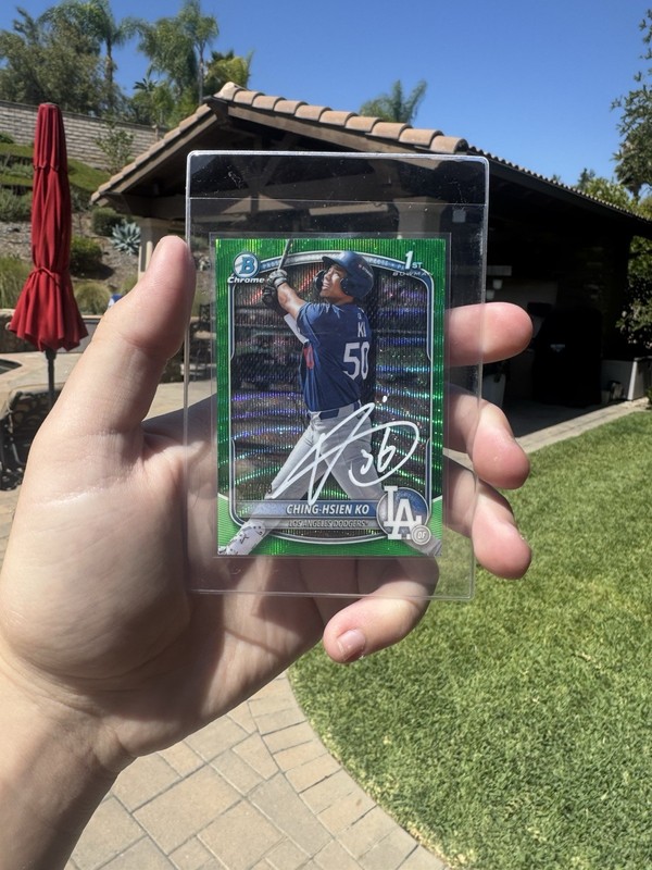2025 Bowman Chrome Prospects Ching-Hsien Ko, Bowmen IP /99 #BCP-224