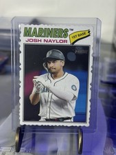 Topps Heritage 2026 Deckle Edge Josh Naylor Seattle Mariners Baseball #129