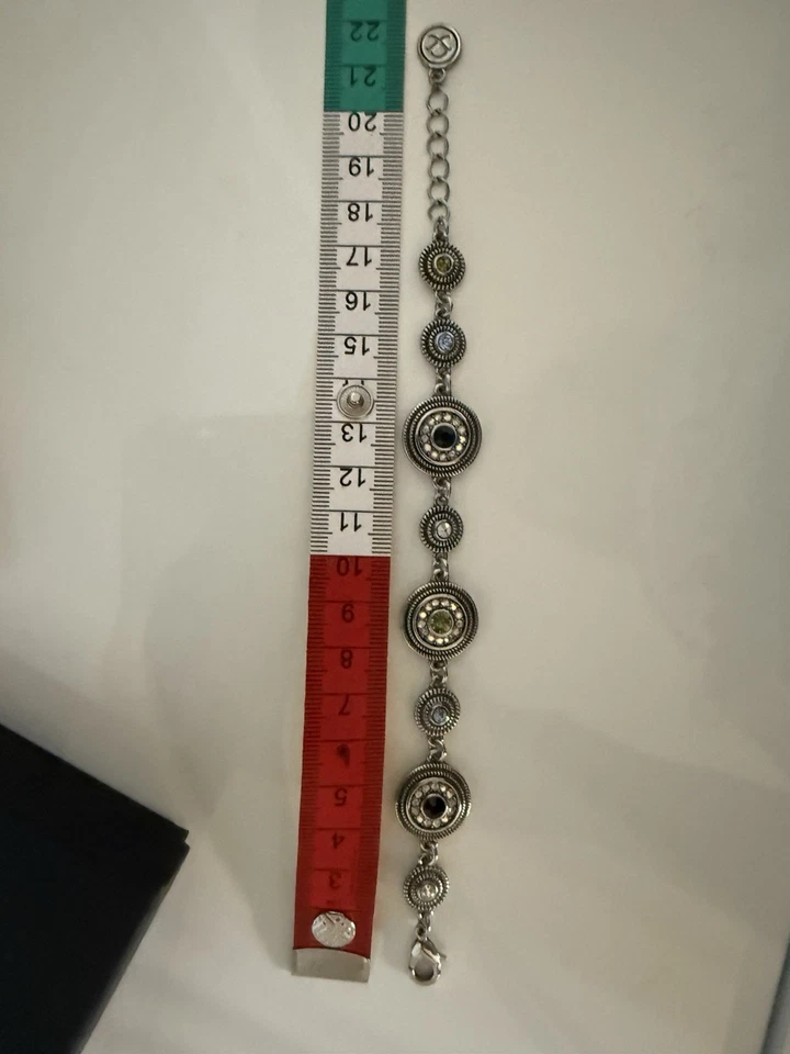 Pippa Jean Armband rhodiniert Tory Bracelet Steine bunt - Bild 4 von 4