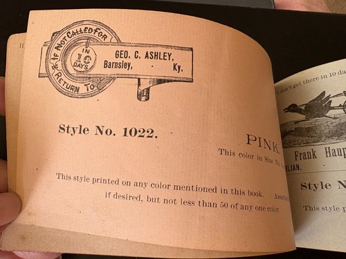 E.A. Impresora Erickson & Co. ~ Kennedy NY ~ Muestras de estilos y colores de sobres - Imagen 16 de 24