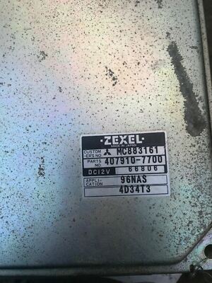 MITSUBISHI FUSO ENGINE CUMPUTER ECU ECM ZEXEL MC883461 | eBay