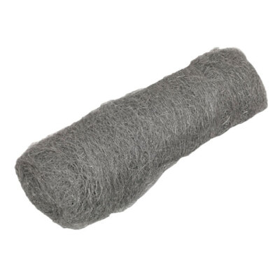 Laine D'Acier Wolfcraft - Grade 1 (Fin), Paquet De 200, Pour Nettoyage Et Ponçage