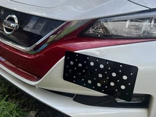 Front Bumper Tow Hook License Plate Mount Bracket For Nissan Leaf 2018-2024 New