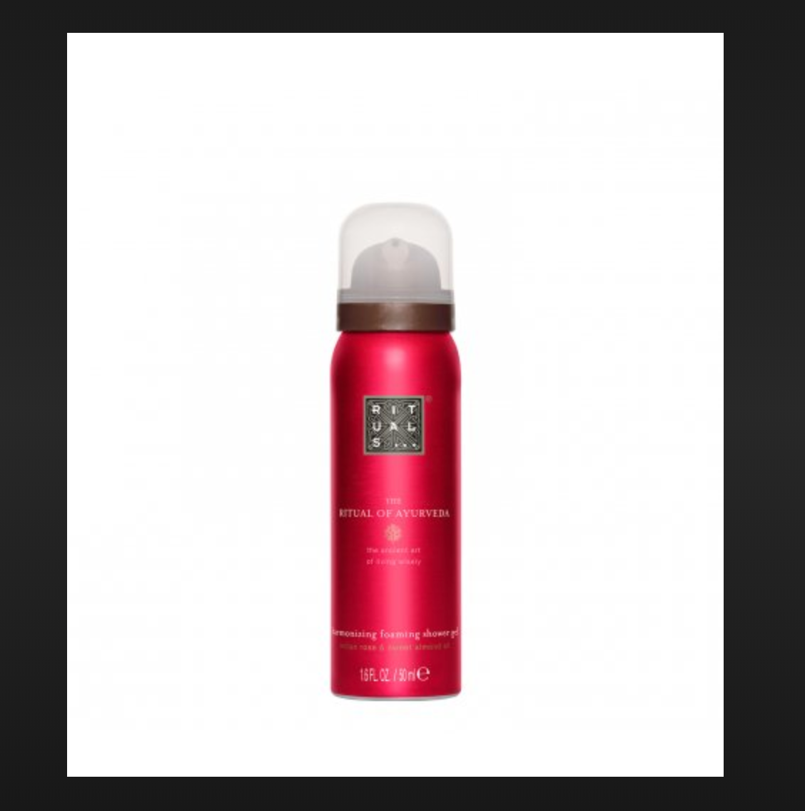 RITUALS AYURVEDA HARMONIZING FOAMING SHOWER GEL INDIAN ROSE+ALMOND OIL