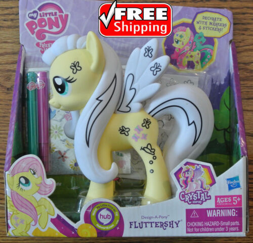 My Little Pony Frienship is Magic FLUTTERSHY Design-A-Pony Markers Stickers NIB - Picture 1 of 7