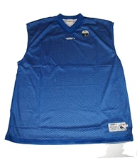 AND1 MEN'S SIZE XL BASKETBALL SLEEVELESS BLUE MESH JERSEY REVERSIBLE NWT