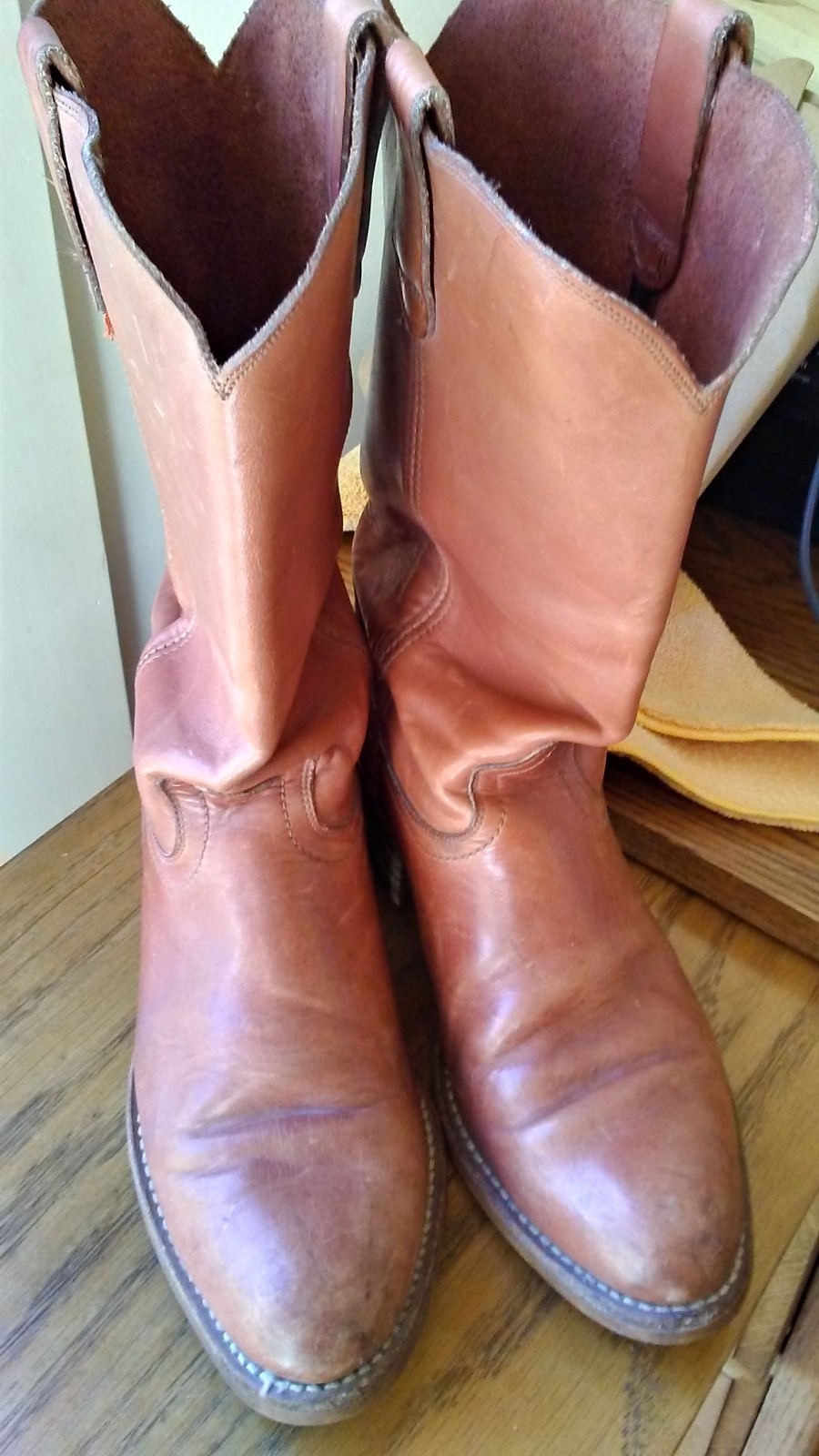 Vintage 70s Levi's Orange Tab Cowboy Boots Western Bo… Gem